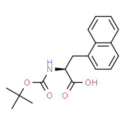 ChemSpider 2D Image | Boc-1-Nal-OH | C18H21NO4