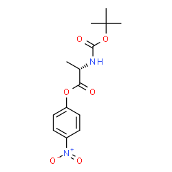 ChemSpider 2D Image | Boc-Ala-ONp | C14H18N2O6