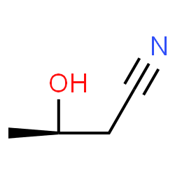 ChemSpider 2D Image | (R)-3-Hydroxybutanenitrile | C4H7NO