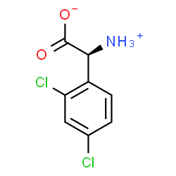 ChemSpider 2D Image | (2S)-Ammonio(2,4-dichlorophenyl)acetate | C8H7Cl2NO2