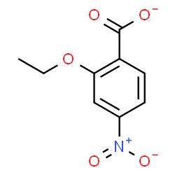 ChemSpider 2D Image | 2-Ethoxy-4-nitrobenzoate | C9H8NO5