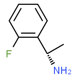 ChemSpider 2D Image | (S)-1-(2-Fluorophenyl)ethylamine | C8H10FN