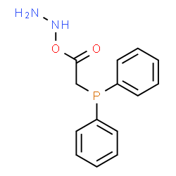 ChemSpider 2D Image | 2-(Diphenylphosphino)-1-(hydrazinooxy)ethanone | C14H15N2O2P