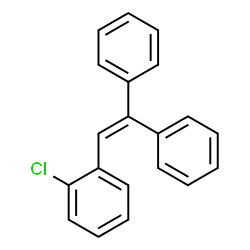 ChemSpider 2D Image | 1-Chloro-2-(2,2-diphenylvinyl)benzene  | C20H15Cl
