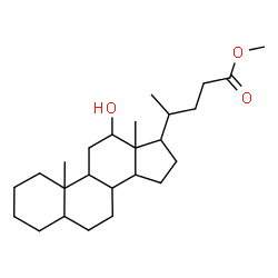 ChemSpider 2D Image | Methyl 12-hydroxycholan-24-oate  | C25H42O3