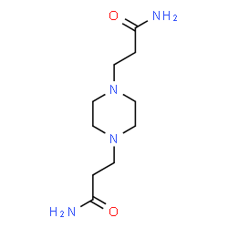 ChemSpider 2D Image | 3,3'-(1,4-Piperazinediyl)dipropanamide | C10H20N4O2