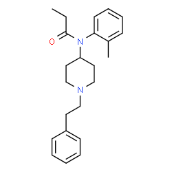 ChemSpider 2D Image | N-(2-Methylphenyl)-N-[1-(2-phenylethyl)-4-piperidinyl]propanamide | C23H30N2O