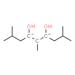 ChemSpider 2D Image | 4,6-Dihydroxy-2,5,8-trimethylnonane-4,5,6-triide | C12H23O2