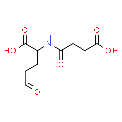 ChemSpider 2D Image | N-(3-Carboxypropanoyl)-5-oxonorvaline | C9H13NO6