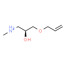 ChemSpider 2D Image | (2S)-3-(Allyloxy)-2-hydroxy-N-methyl-1-propanaminium | C7H16NO2