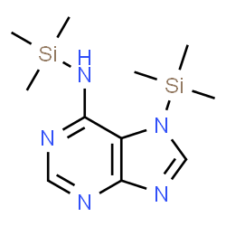 ChemSpider 2D Image | N,7-Bis(trimethylsilyl)-7H-purin-6-amine | C11H21N5Si2