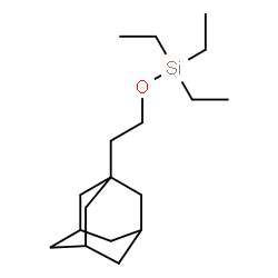 ChemSpider 2D Image | 1-(1-Adamantyl)-2-triethylsilyloxyethane | C18H34OSi