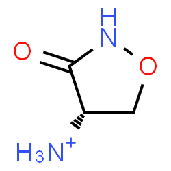 ChemSpider 2D Image | (4S)-3-Oxo-1,2-oxazolidin-4-aminium | C3H7N2O2