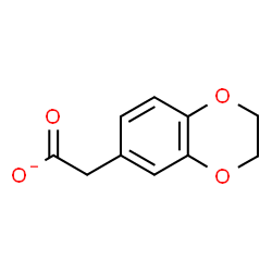 ChemSpider 2D Image | 2,3-Dihydro-1,4-benzodioxin-6-ylacetate | C10H9O4