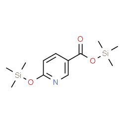 ChemSpider 2D Image | Trimethylsilyl 6-[(trimethylsilyl)oxy]nicotinate | C12H21NO3Si2