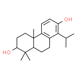 ChemSpider 2D Image | 14-Isopropylpodocarpa-8,11,13-triene-3,13-diol | C20H30O2