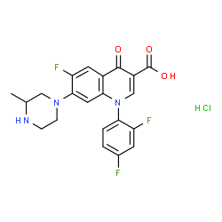 ChemSpider 2D Image | temafloxacin hydrochloride | C21H19ClF3N3O3