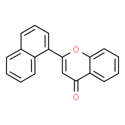 ChemSpider 2D Image | 2-(1-Naphthyl)-4H-chromen-4-one | C19H12O2
