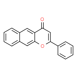 ChemSpider 2D Image | 2-Phenyl-4H-benzo[g]chromen-4-one | C19H12O2