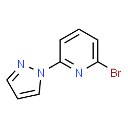 ChemSpider 2D Image | 2-Bromo-6-(1H-pyrazol-1-yl)pyridine | C8H6BrN3