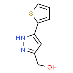 ChemSpider 2D Image | (5-thien-2-yl-1H-pyrazol-3-yl)methanol | C8H8N2OS