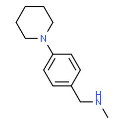 ChemSpider 2D Image | METHYL({[4-(PIPERIDIN-1-YL)PHENYL]METHYL})AMINE | C13H20N2