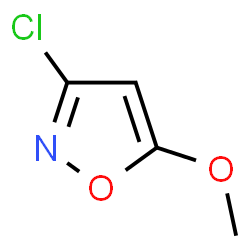 ChemSpider 2D Image | 3-Chloro-5-methoxy-1,2-oxazole | C4H4ClNO2