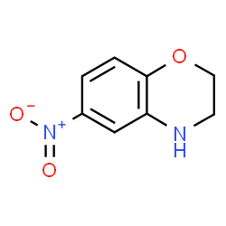 ChemSpider 2D Image | 6-Nitro-3,4-dihydro-2H-1,4-benzoxazine | C8H8N2O3
