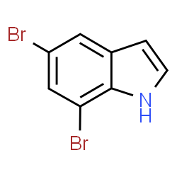 ChemSpider 2D Image | 5,7-Dibromoindole | C8H5Br2N