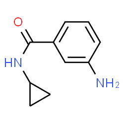 ChemSpider 2D Image | 3-Amino-N-cyclopropylbenzamide | C10H12N2O