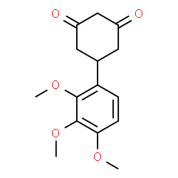 ChemSpider 2D Image | 5-(2,3,4-Trimethoxyphenyl)-1,3-cyclohexanedione | C15H18O5