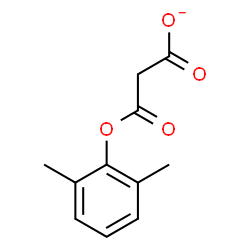 ChemSpider 2D Image | 3-(2,6-Dimethylphenoxy)-3-oxopropanoate | C11H11O4