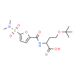 ChemSpider 2D Image | N-[5-(Dimethylsulfamoyl)-2-furoyl]-O-(2-methyl-2-propanyl)homoserine | C15H24N2O7S