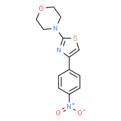 ChemSpider 2D Image | 4-[4-(4-Nitro-phenyl)-thiazol-2-yl]-morpholine | C13H13N3O3S