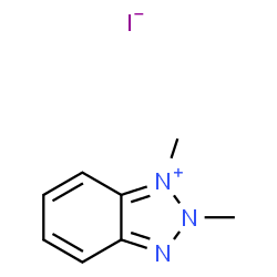 ChemSpider 2D Image | 1,2-Dimethyl-2H-benzotriazol-1-ium iodide | C8H10IN3