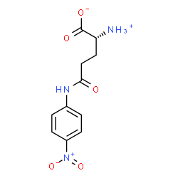 ChemSpider 2D Image | (2R)-2-Ammonio-5-[(4-nitrophenyl)amino]-5-oxopentanoate | C11H13N3O5