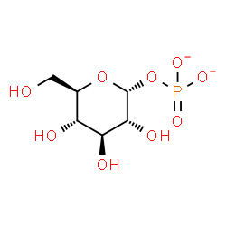 ChemSpider 2D Image | 1-O-Phosphonato-alpha-D-glucopyranose | C6H11O9P