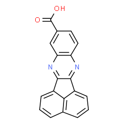 ChemSpider 2D Image | Acenaphtho[1,2-b]quinoxaline-9-carboxylic acid | C19H10N2O2