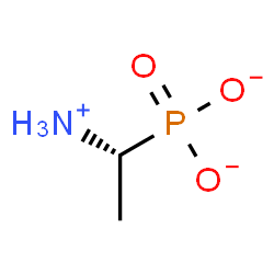 ChemSpider 2D Image | [(1R)-1-Ammonioethyl]phosphonate | C2H7NO3P
