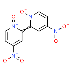 ChemSpider 2D Image | 4,4'-dinitro-2,2'-bipyridinyl-N,N'-dioxide | C10H6N4O6