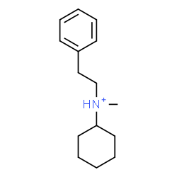 ChemSpider 2D Image | N-Methyl-N-(2-phenylethyl)cyclohexanaminium | C15H24N