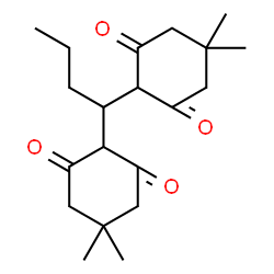 ChemSpider 2D Image | 2,2'-(1,1-Butanediyl)bis(5,5-dimethyl-1,3-cyclohexanedione) | C20H30O4