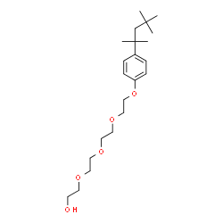ChemSpider 2D Image | Octylphenoxy Polyethoxyethanol | C22H38O5