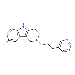 ChemSpider 2D Image | gevotroline | C19H20FN3