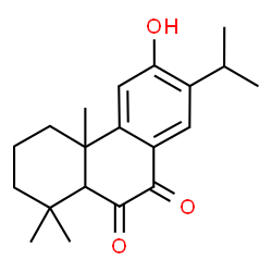 ChemSpider 2D Image | 12-Hydroxyabieta-8(14),9(11),12-triene-6,7-dione | C20H26O3