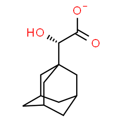 ChemSpider 2D Image | (2S)-Adamantan-1-yl(hydroxy)acetate | C12H17O3