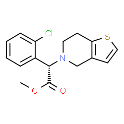 ChemSpider 2D Image | (+)-(S)-Clopidogrel | C16H16ClNO2S