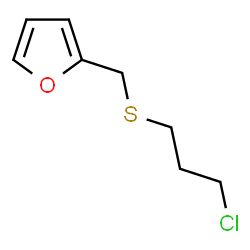 ChemSpider 2D Image | 2-{[(3-Chloropropyl)sulfanyl]methyl}furan | C8H11ClOS