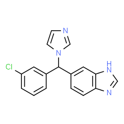 ChemSpider 2D Image | Liarozole | C17H13ClN4