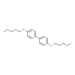 ChemSpider 2D Image | 4,4'-Bis(pentyloxy)biphenyl | C22H30O2